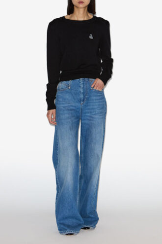 Abelle Baumwollpullover mit Logo