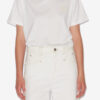 Aby Kurzarm-Baumwoll-T-Shirt mit Logo