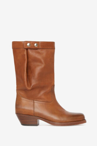 Ademe Lederstiefel im Biker-Stil