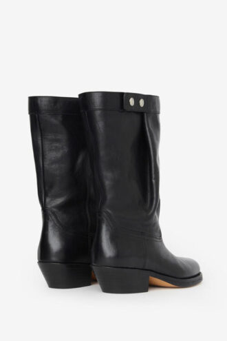 Ademe Lederstiefel im Biker-Stil