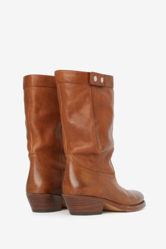 Ademe Lederstiefel im Biker-Stil