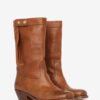 Ademe Lederstiefel im Biker-Stil Ademe Lederstiefel im Biker-Stil