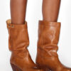 Ademe Lederstiefel im Biker-Stil Ademe Lederstiefel im Biker-Stil