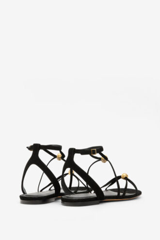 Aeza Flache Sandalen aus Wildleder