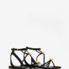 Aeza Flache Sandalen aus Wildleder