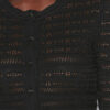 Ajaline Kurze Strickjacke mit Lochmuster Ajaline Kurze Strickjacke mit Lochmuster