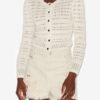 Ajaline Kurze Strickjacke mit Lochmuster Ajaline Kurze Strickjacke mit Lochmuster