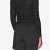 Ajaline Kurze Strickjacke mit Lochmuster Ajaline Kurze Strickjacke mit Lochmuster