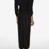 Albini Langes bedrucktes Seidenkleid
