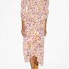 Albini Midi-Kleid aus Seidenmischung mit Raffungen Albini Midi-Kleid aus Seidenmischung mit Raffungen