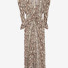 Albini Midi-Kleid aus Seidenmischung mit Raffungen Albini Midi-Kleid aus Seidenmischung mit Raffungen