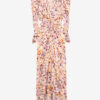 Albini Midi-Kleid aus Seidenmischung mit Raffungen Albini Midi-Kleid aus Seidenmischung mit Raffungen
