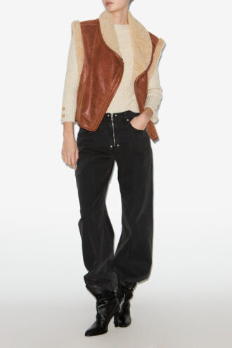 Alime Shearling-Weste