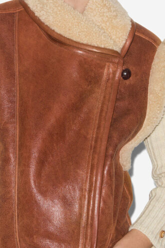 Alime Shearling-Weste