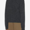 Aliocha Pullover mit Stehkragen aus einfarbigem Alpaka-Strick Aliocha Pullover mit Stehkragen aus einfarbigem Alpaka-Strick