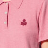 Althea Polohemd aus Baumwoll-Woll-Mischstrick mit Logo Althea Polohemd aus Baumwoll-Woll-Mischstrick mit Logo