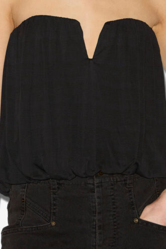 Amalia Drapiertes Jersey-Bustier-Top Amalia Drapiertes Jersey-Bustier-Top