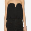 Amalia Drapiertes Jersey-Bustier-Top Amalia Drapiertes Jersey-Bustier-Top