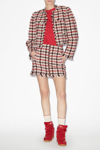 Amelio Kurze Tweedjacke