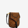Anahi Schultertasche aus bedrucktem Wildleder
