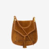 Anahi Schultertasche aus geflochtenem Wildleder