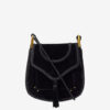 Anahi Schultertasche aus geflochtenem Wildleder