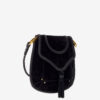 Anahi Schultertasche aus geflochtenem Wildleder