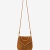 Anahi Schultertasche aus geflochtenem Wildleder