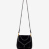 Anahi Schultertasche aus geflochtenem Wildleder