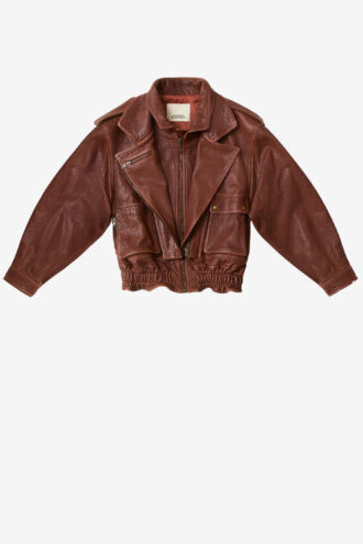 Aneli Lederjacke aus Lammleder mit Taschen