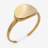 Armreif Ory aus goldfarbenem Messing