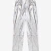 Aude Hose aus beschichteter Baumwolle mit Silberfinish Aude Hose aus beschichteter Baumwolle mit Silberfinish