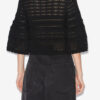 Azelia Locker sitzender Strickpullover mit Lochmuster