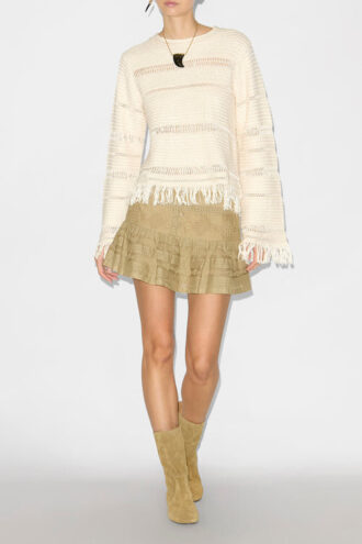 Azilis Makramee-Strickpullover