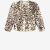 Bahria Teddy-Mantel aus meliertem Kunstfell Bahria Teddy-Mantel aus meliertem Kunstfell