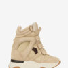 Balskee High-Top-Sneaker aus Wildleder mit Keilabsatz Balskee High-Top-Sneaker aus Wildleder mit Keilabsatz