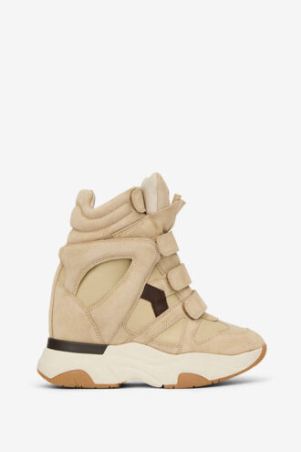 Balskee High-Top-Sneaker aus Wildleder mit Keilabsatz