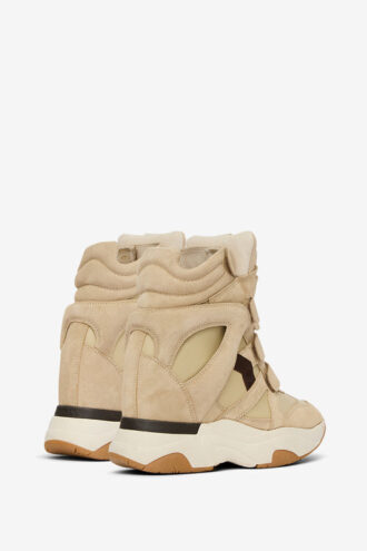 Balskee High-Top-Sneaker aus Wildleder mit Keilabsatz