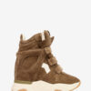 Balskee High-Top-Sneaker aus Wildleder und Kalbsleder mit Keilabsatz Balskee High-Top-Sneaker aus Wildleder und Kalbsleder mit Keilabsatz