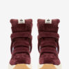 Balskee High-Top-Sneaker aus Wildleder und Kalbsleder mit Keilabsatz Balskee High-Top-Sneaker aus Wildleder und Kalbsleder mit Keilabsatz