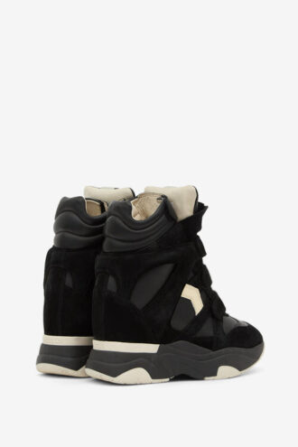 Balskee High-Top-Sneakers mit Keilabsatz aus Leder