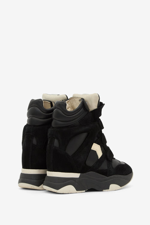 Balskee High-Top-Sneakers mit Keilabsatz aus Leder Balskee High-Top-Sneakers mit Keilabsatz aus Leder