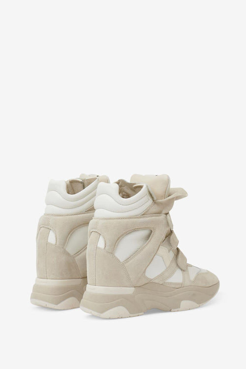 Balskee High-Top-Sneakers mit Keilabsatz aus Leder Balskee High-Top-Sneakers mit Keilabsatz aus Leder