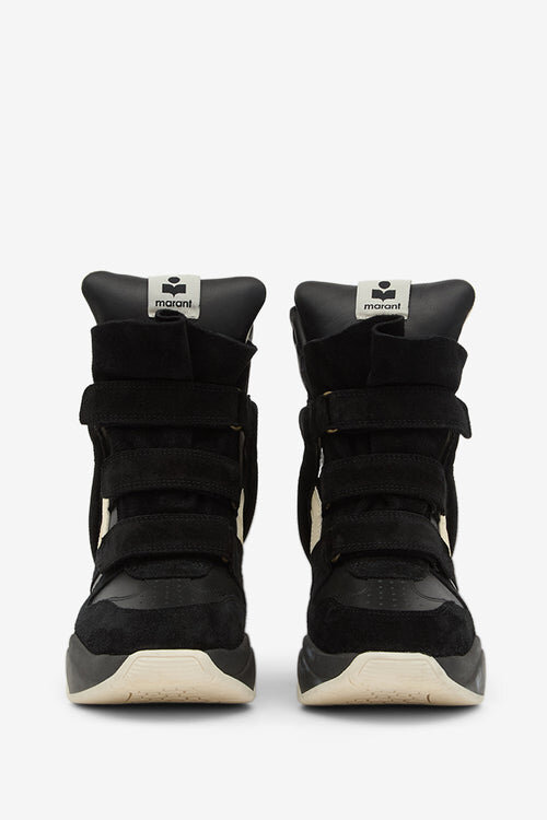 Balskee High-Top-Sneakers mit Keilabsatz aus Leder Balskee High-Top-Sneakers mit Keilabsatz aus Leder