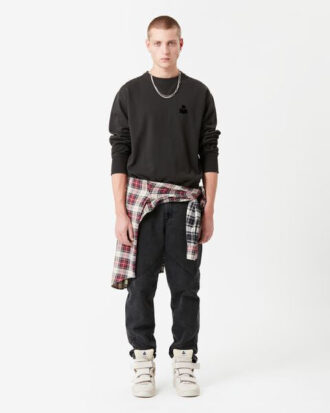 Baumwoll-Sweatshirt mit langen Ärmeln