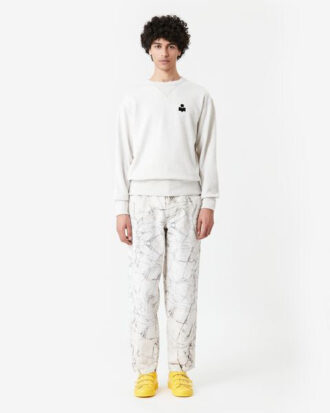 Baumwoll-Sweatshirt mit langen Ärmeln