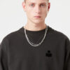 Baumwoll-Sweatshirt mit langen Ärmeln Baumwoll-Sweatshirt mit langen Ärmeln