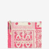 Bedruckte Baumwoll-Clutch Netia mit Logo Bedruckte Baumwoll-Clutch Netia mit Logo