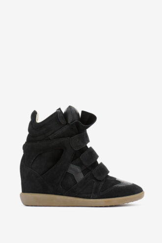 Bekett Leder-Sneaker mit Keilabsatz
