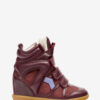 Bekett Leder-Sneaker mit Keilabsatz